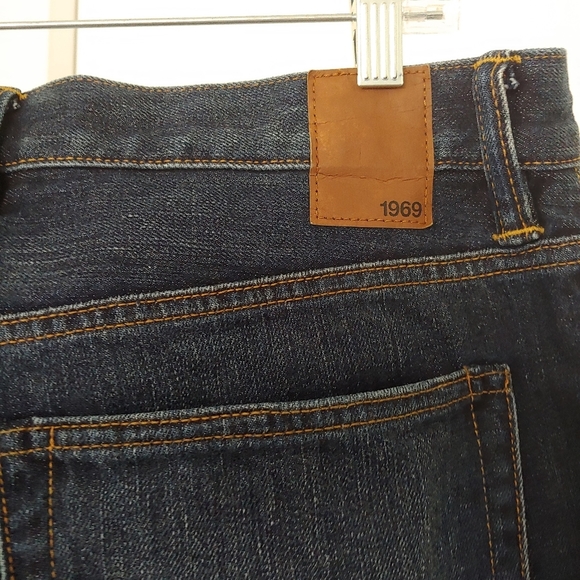 GAP 1969 Straight Leg Blue Jeans 40x30 - Picture 6 of 10